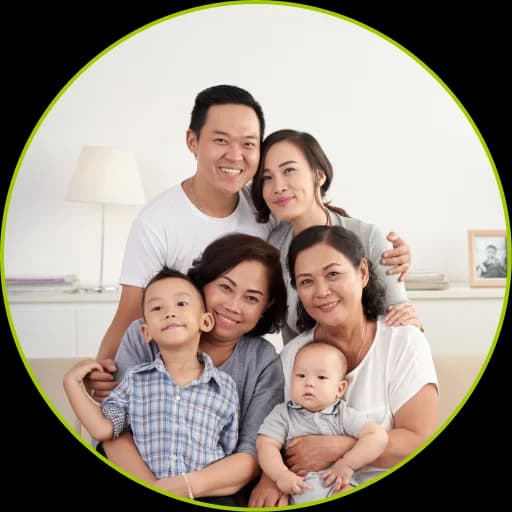 Gia đình chị N