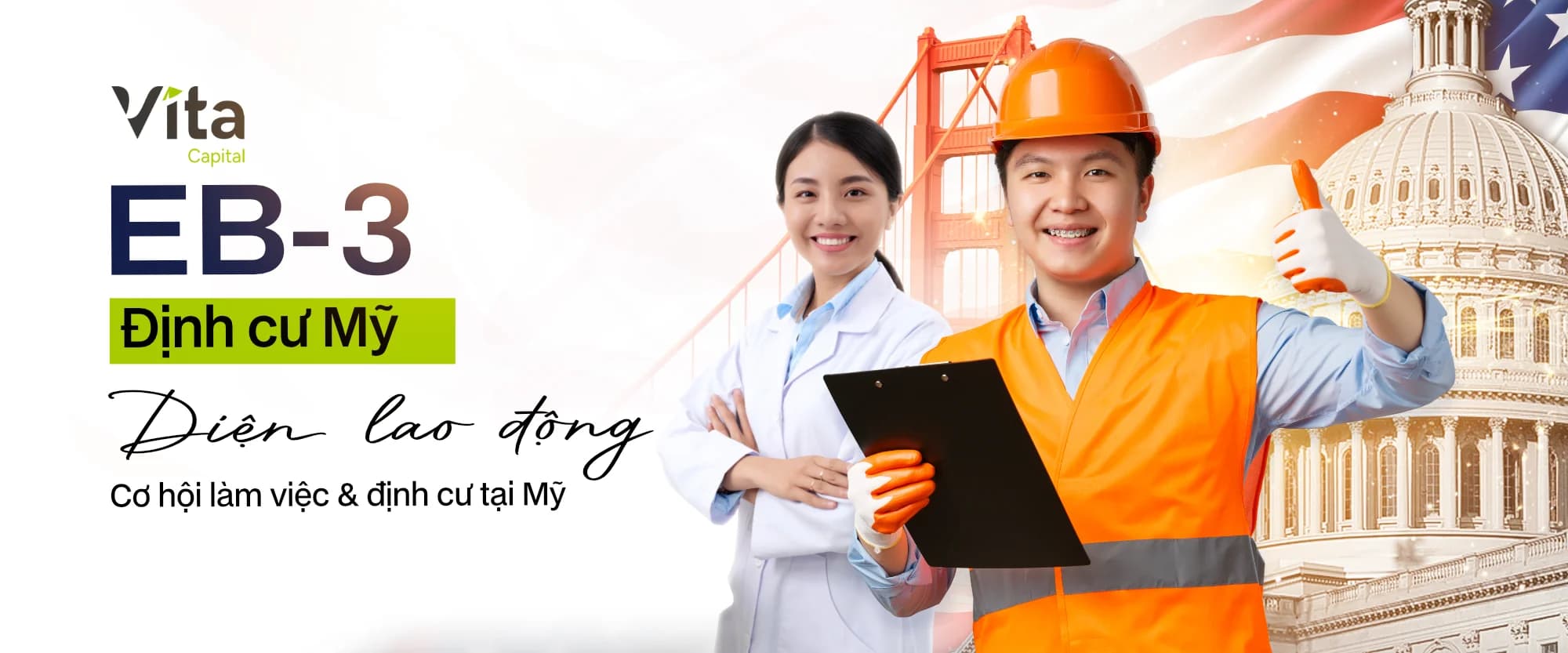 EB-3 Định cư Mỹ diện lao động