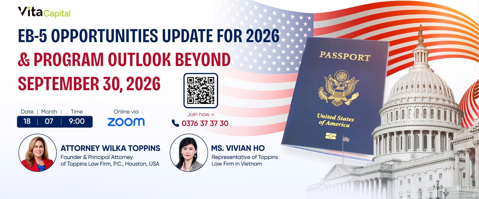 EB-5 investment — Receive a green card after 2 years. Capital returned of $800,000 after 5 years