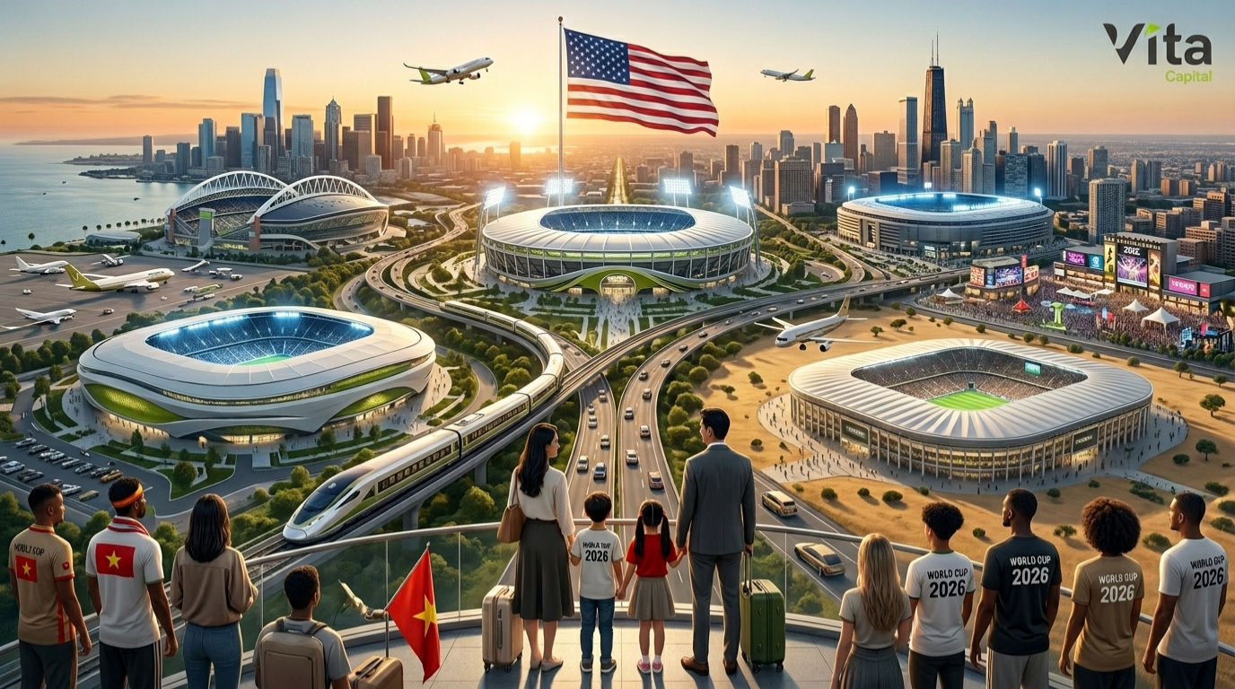 World Cup 2026 Mỹ 11 thành phố sân vận động lịch thi đấu du lịch Mỹ hướng dẫn người Việt